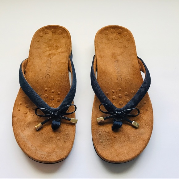 vionic denim sandals